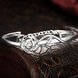 Wholesale Trendy Silver Plant Bangle&Cuff TGSPBL165 4 small