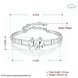 Wholesale Trendy Silver Animal Bangle&Cuff TGSPBL167 0 small