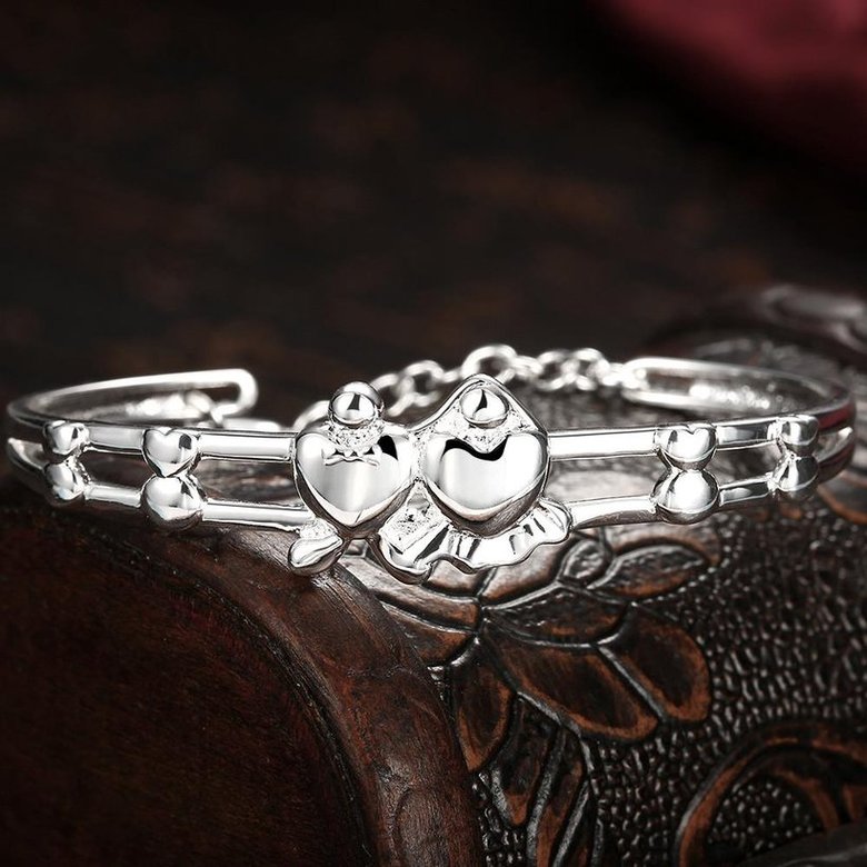 Wholesale Trendy Silver Animal Bangle&Cuff TGSPBL167 3