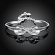 Wholesale Trendy Silver Plant Bangle&Cuff TGSPBL168 1 small