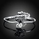 Wholesale Trendy Silver Animal Bangle&Cuff TGSPBL169 3 small