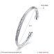 Wholesale Trendy Silver Round Bangle&Cuff TGSPBL043 0 small