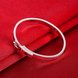 Wholesale Trendy Silver Round Bangle&Cuff TGSPBL044 3 small