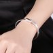 Wholesale Trendy Silver Round Bangle&Cuff TGSPBL044 4 small