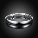 Wholesale Trendy Silver Round White Bangle&Cuff TGSPBL048 1 small