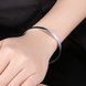 Wholesale Trendy Silver Round White Bangle&Cuff TGSPBL048 4 small