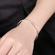 Wholesale Trendy Silver Round White CZ Bangle&Cuff TGSPBL058 4 small