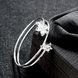 Wholesale Romantic Silver Plant Bangle&Cuff TGSSBL003 0 small