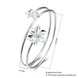 Wholesale Romantic Silver Plant Bangle&Cuff TGSSBL003 3 small