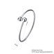 Wholesale Trendy Silver Round Bangle&Cuff TGSSBL004 0 small