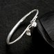 Wholesale Trendy Silver Round Bangle&Cuff TGSSBL009 1 small