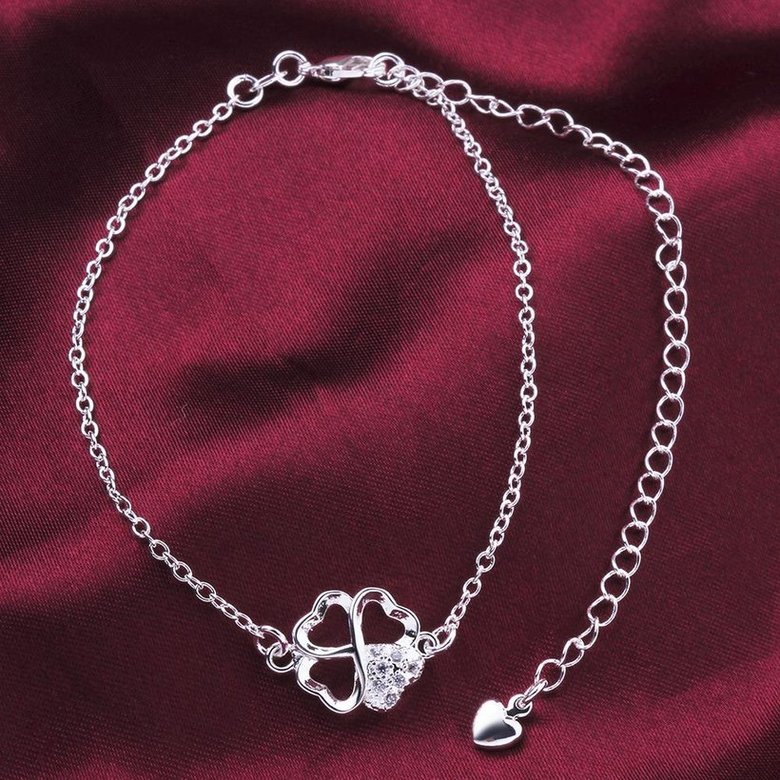 Wholesale Trendy Silver Animal CZ Anklets TGAKL028 1