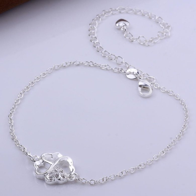 Wholesale Trendy Silver Animal CZ Anklets TGAKL028 3