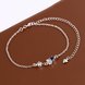 Wholesale Romantic Silver Water Drop Stone Anklets TGAKL063 3 small