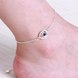 Wholesale Classic Silver Plant Stone Anklets TGAKL066 4 small