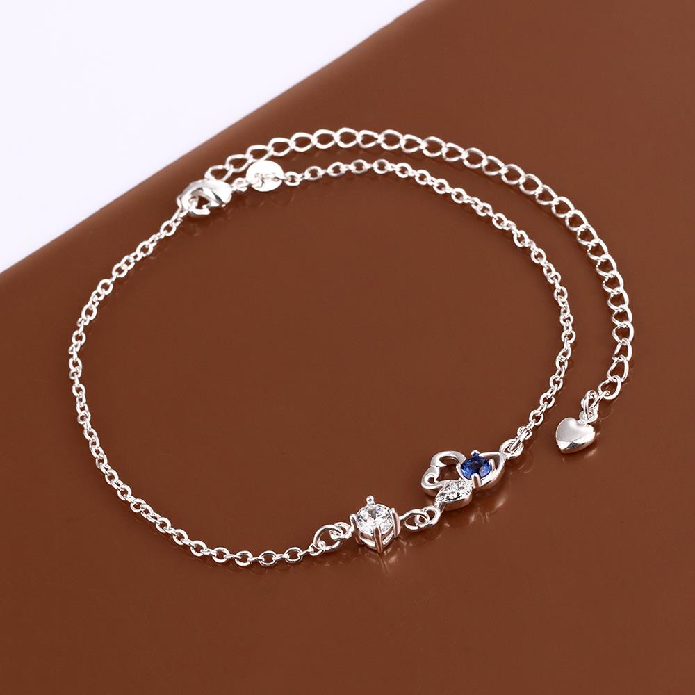 Wholesale Classic Silver Animal Stone Anklets TGAKL068 5