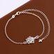 Wholesale Classic Silver Star Stone Anklets TGAKL069 3 small