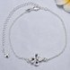 Wholesale Classic Silver Plant Stone Anklets TGAKL070 3 small