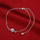 Wholesale Classic Silver Plant Stone Anklets TGAKL072 2 small