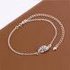 Wholesale Romantic Silver Plant Stone Anklets TGAKL073 2 small
