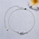 Wholesale Classic Silver Plant Stone Anklets TGAKL074 0 small