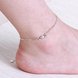 Wholesale Classic Silver Plant Stone Anklets TGAKL102 2 small