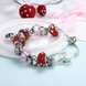 Wholesale Silver Love Beads Europe Style Bracelet TGBB006 1 small