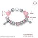 Wholesale Romantic Silver Heart Rhinestone Bracelet TGBB018 0 small