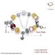 Wholesale Romantic Silver Key Glass Bracelet TGBB020 0 small