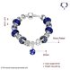 Wholesale Vintage Silver Round Rhinestone Bracelet TGBB021 0 small