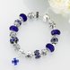 Wholesale Vintage Silver Round Rhinestone Bracelet TGBB021 1 small