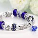 Wholesale Vintage Silver Round Rhinestone Bracelet TGBB021 4 small