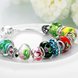 Wholesale Vintage Silver Round Glass Bracelet TGBB030 4 small