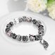 Wholesale Vintage Silver Animal Rhinestone Bracelet TGBB031 1 small