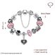 Wholesale Vintage Silver Heart Rhinestone Bracelet TGBB032 0 small