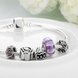 Wholesale Romantic Silver Plant Rhinestone Bracelet TGBB040 4 small