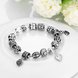 Wholesale Punk Silver Heart Bracelet TGBB043 2 small