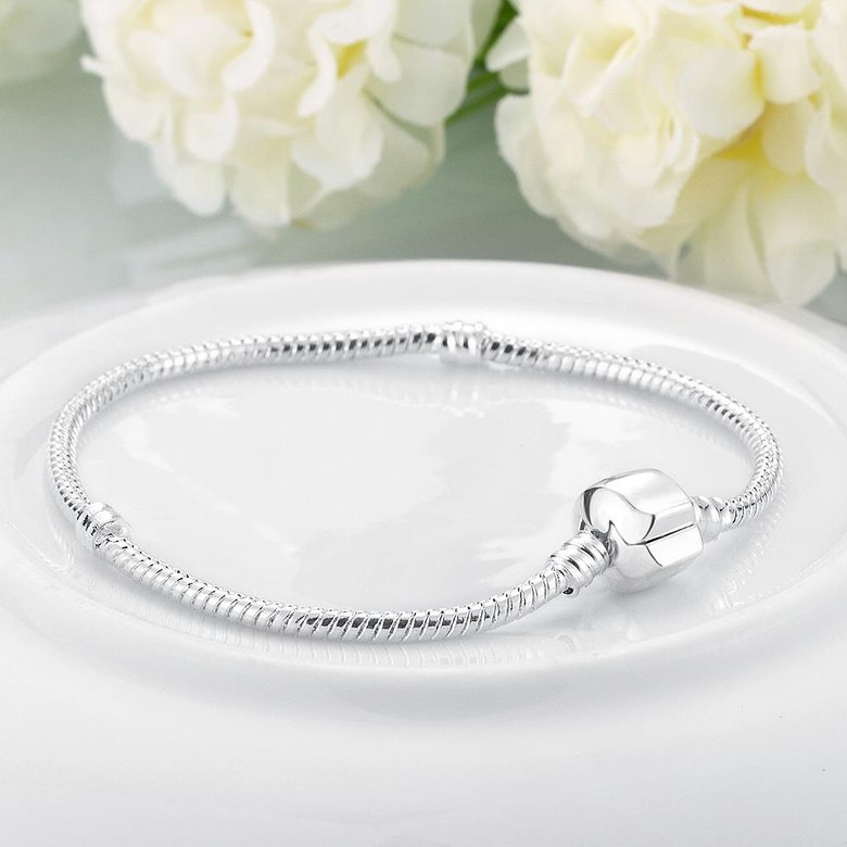 Wholesale Trendy Silver Geometric Bracelet TGBB052 1