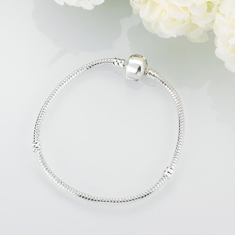 Wholesale Trendy Silver Geometric Bracelet TGBB052 2