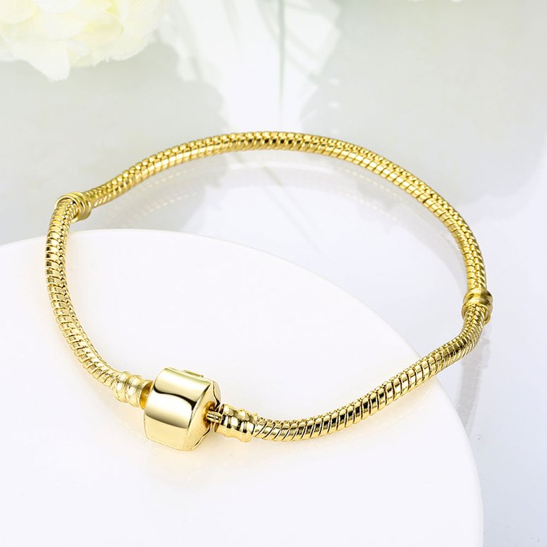 Wholesale Trendy Antique Gold Geometric Bracelet TGBB054 1