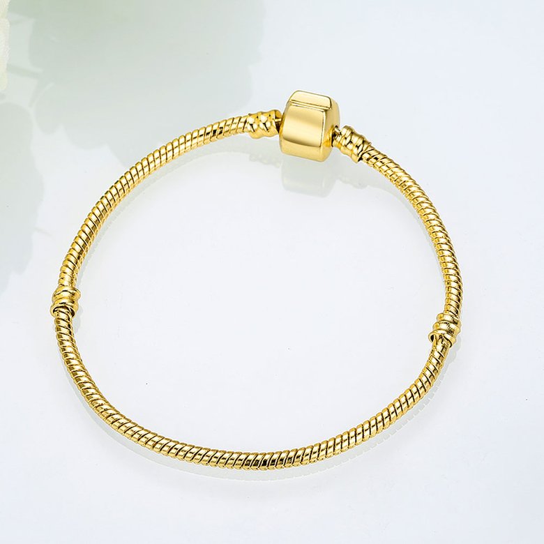 Wholesale Trendy Antique Gold Geometric Bracelet TGBB054 3