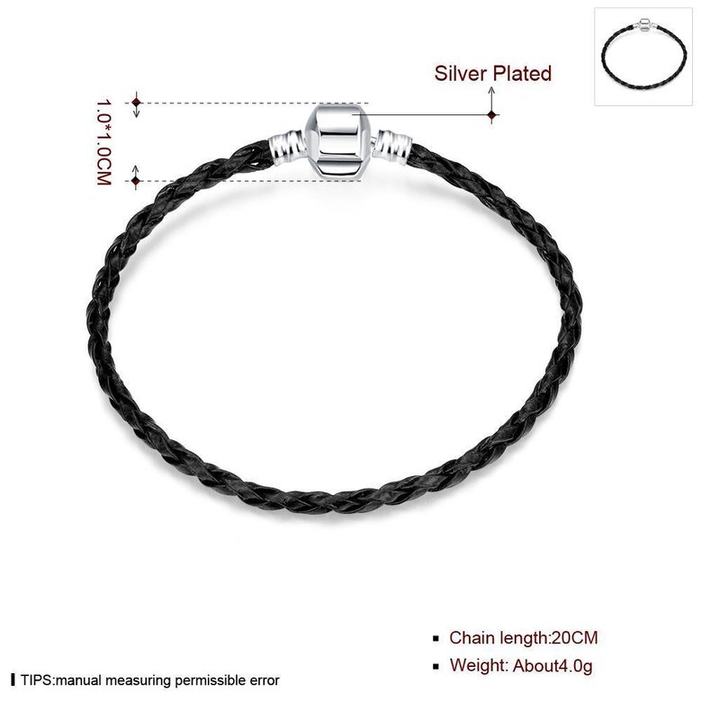 Wholesale Casual/Sporty Silver Geometric Pearl Bracelet TGBB055 0