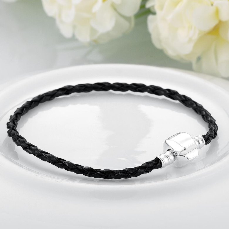 Wholesale Casual/Sporty Silver Geometric Pearl Bracelet TGBB055 1