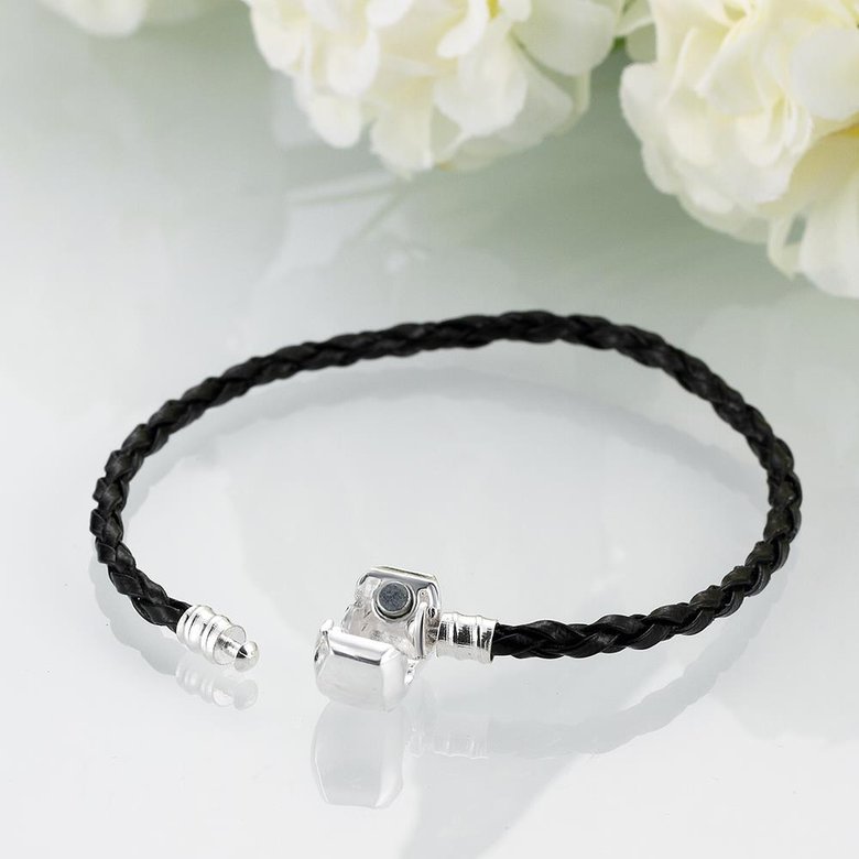 Wholesale Casual/Sporty Silver Geometric Pearl Bracelet TGBB055 3