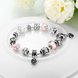 Wholesale Classic Silver Geometric Rhinestone Bracelet TGBB003 2 small