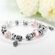 Wholesale Classic Silver Geometric Rhinestone Bracelet TGBB003 4 small