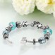 Wholesale Trendy Silver Geometric Rhinestone Bracelet TGBB058 3 small