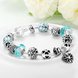 Wholesale Trendy Silver Geometric Rhinestone Bracelet TGBB058 4 small