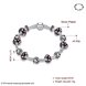 Wholesale Vintage Silver Round Glass BraceletGirls TGBB063 1 small