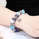 Wholesale Casual/Sporty Silver Blue Crystal Bracelet TGBB065 1 small